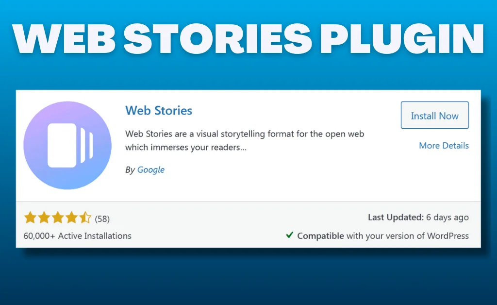 Download Web Stories Plugin on WordPress