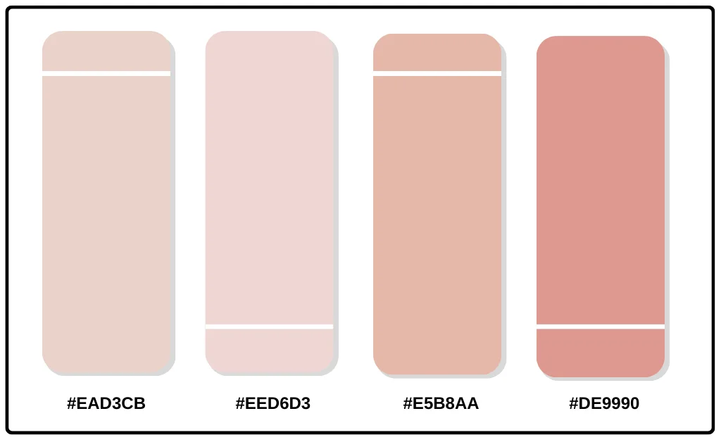 ROSEWATER COLOR PALETTE