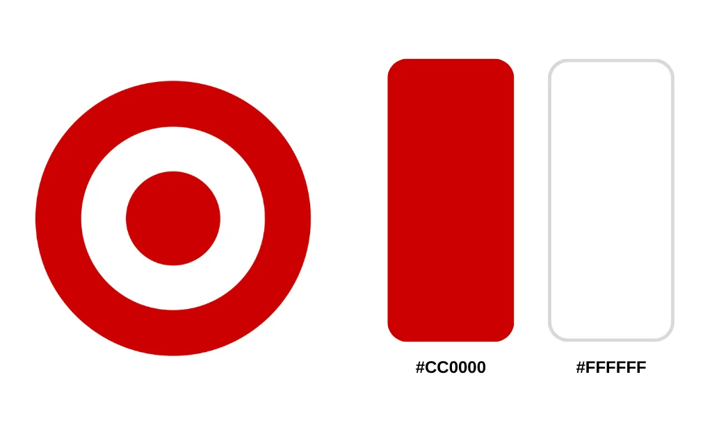 Target Logo Color Palette