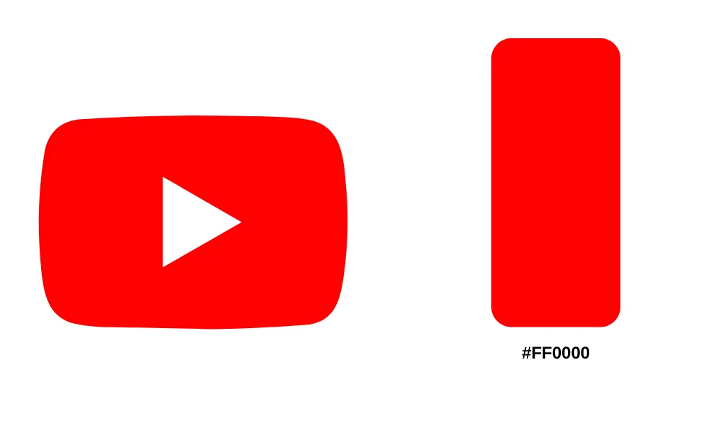 YouTube Logo Color Palette