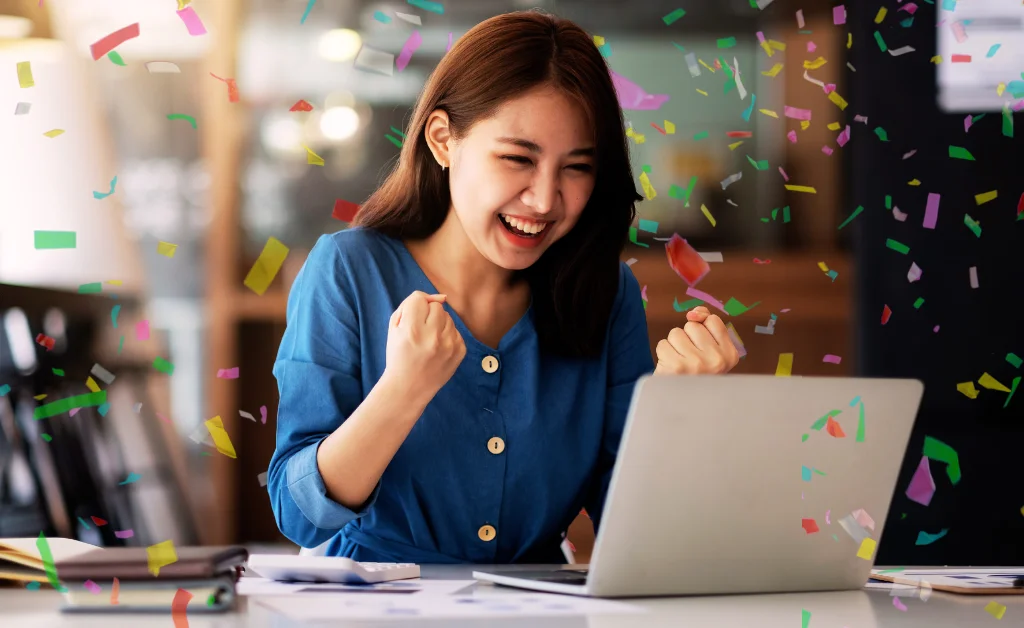 Celebrate small wins - Build Patience for Blogging