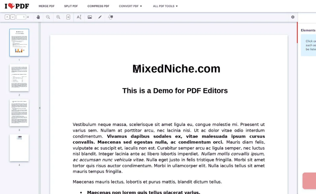 I Love PDF Best Basic Online PDF Editor Free.webp