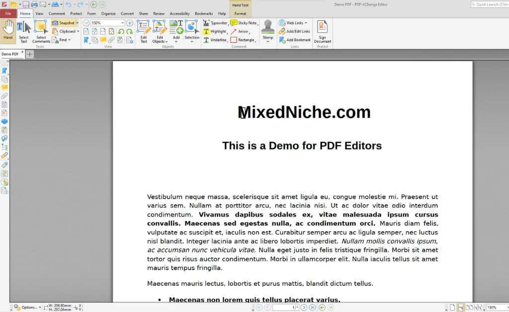 PDF XChange Editor Lightweight Windows PDF Editor